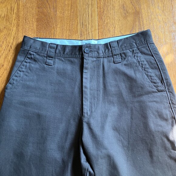 Uniqlo U Wide Fit Chino Pants - Brown - Picture 2 of 5